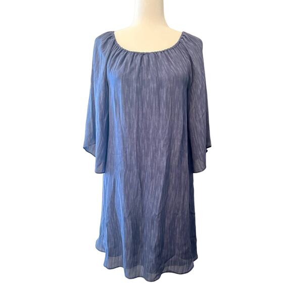Alice + Olivia Women's 100% Silk Flowy Watercolor Abstract Dress Small - Picture 1 of 10